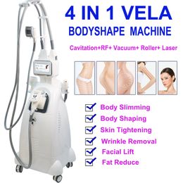 Vela RF Vacuum Roller Slimming Machine Skin Tightening Fat Removal Body Shaping Contouring Fat Burning Massager Cavitation Machine