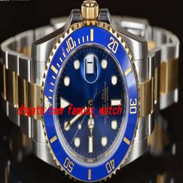 Luxury Watches Stainless Steel Bracelet 40mm 116613 BLUE CERAMIC GOLD STEEL UNWORN AUTHENTIC Stainless Steel Bracelet MAN WATCH Wr286L