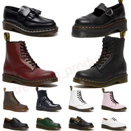 OG 1460 Jadon Pürüzsüz Deri Doc Martens Bayan Tasarımcı Yüksek Botlar Nappa Kadın Orijinal Dr Martins Platform Ayak Az Boks Loafers Ayakkabı Vintage Martin Boot Boyutu 45