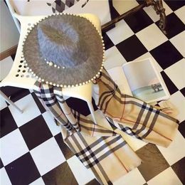 2022 Fashion Classic Lattice Men Soft B Scarf Cashmere Plaid Scarves Shawl UNISE Wraps Pashmina Headband Muffler280N