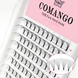 False Eyelashes CoMango 1 CasesLot Russian Volume 3d 4d 5d 6d 10d Eyelash Extension Premade Fan Individual Mink Lashes Cilios 230921