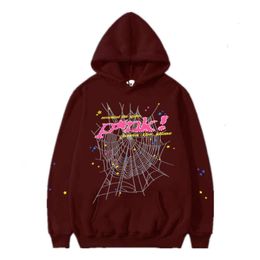 Lüks Erkek Hip Hop Hoodies Singer Y2K SP5der Mektup 555555 Baskılı Sweatshirts Kadın Sokak Çift Hoodie Kazak Kapşonlu Üstler Ceket Sweatshirt Q74U