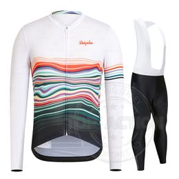 Cycling Jersey Sets Raphaful Spring Autumn Bike Tops Autumn Long Sleeve Clothing MTB Ropa Ciclismo Triathlon 230922