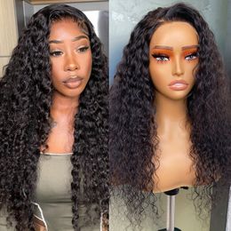 Glamorous 20 Inch Deep Wave 13x4 HD frontal Lace Wigs Wigs Brazilian Indian Mongolian Cambodian Human Hair Lace Front Wig for Black Women