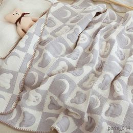 Blankets Swaddling New Autumn Baby Blanket Bear Moon Towel