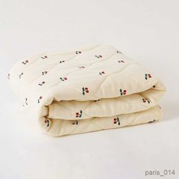 Blankets Swaddling Baby Blanket Cute Print Newborn Summer Air Conditioner Blanket Cotton Warm Baby Quilt