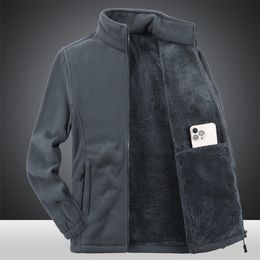 Giacche da uomo Abbigliamento all'ingrosso Mont Unfine taglie forti in pile per l'inverno e l'autunno Casual impermeabile con zip tessuto stampato 230922