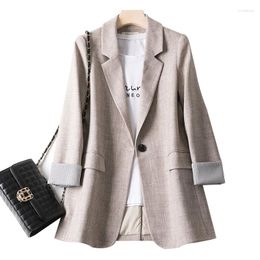 Women's Suits Ladies Long Sleeve Casual Blazer 2023 Fashion Business Korean Style Women Work Office Blazers Female Coats Autumn Jacket