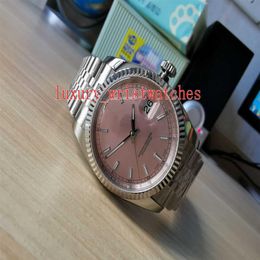 Fashion BP Wristwatches Stainless Steel 116234 Datejust 31mm 36mm pink jubilee bracelet Mechanical Automatic Ladies Women's w198U
