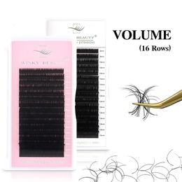 False Eyelashes Winky Beauty 16rows Silk Lash Russian Volume Lash Extensions Stock Clearence 230921