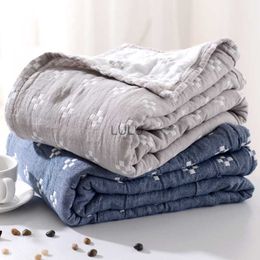 Blankets Japanese casual blanket for beds Cotton Simple bedspread single double Summer air-conditioning quilt soft sofa blanket sheets HKD230922