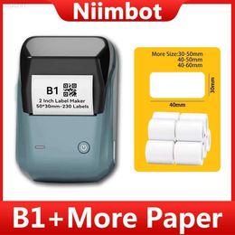Принтеры Niimbot B1 Мини-термопринтер для самоклеящихся этикеток Мини-портативный принтер для мобильных наклеек Карманный принтер для изготовления этикеток Niimbot L230921 L230923