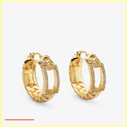 hoop Earings For Women men Designers Earrings Letters Studs Fashion Jewellery Luxurys dimond F Earring 925 Silver Boucles Necklaces 246F