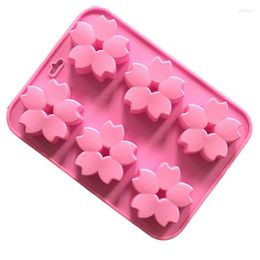 Baking Moulds Silicone Cake Mould 6-Cavity Flower Shape Cookies Pan Non-Stick DIY Pastry Tool Homemade Soap Kitchen Accessories