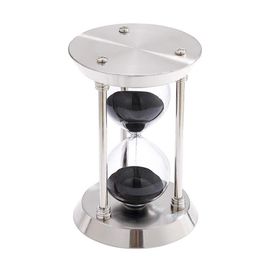 Other Clocks & Accessories Three-pillar Metal Hourglass 15 Minutes Sand Timer 3 Colors Watch For Home Office Desk Decorations3282