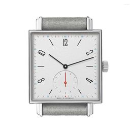 Wristwatches UTHAI BK121 Women Square Watches Minimalist Quartz Ladies Clock Leather Strap Casual Simple Versatile Female Wrist Watch