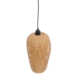 Pendant Lamps Bamboo Chandelier Hanging Lamp Shade Creative Light Ceiling El Household