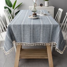 Table Cloth Battilo Linen Rectangular Tablecloth Waterproof Coffee Desk Cover For Dining Table Decor Outdoor Table Clothes for Holidays 230921