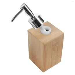 Liquid Soap Dispenser Hand Bottle Refillable Shampoo Dish Dispensing Lotion Bamboo