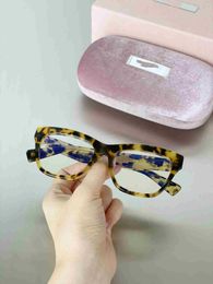 Fashionable new college princess style, playful plain face eyeglass frame