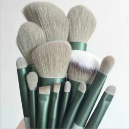 Makeup Brushes Tools 13/14 PCS/Lot Set Eye Shadow Foundation Women Cosmetic Powder Blush Blending Beauty Make Up Tool Bag 230922