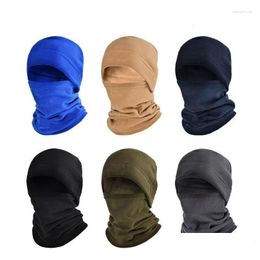 Bandanas Sportbandana Cycling Ski Scarf Thermal Head Er Winter Fleece Hat And Set Tactical Warm Clava Face Mask Neck Warmer Drop Deliv Dhvae