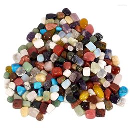 Decorative Figurines 228 G Mix Tumbled Stone Irregular Polishing Natural Rock And Quartz Or Artificial Bead For Chakra Healing Decor Crystal