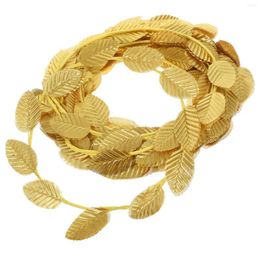 Bandanas 12 Pcs Crown Women Leaves Hairband Gold Leaf Bridesmaid Accessories Plastic Flower Girls Drop Delivery Fashion Hats Scarves G Dhpfe