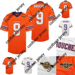 Мужская футболка The Waterboy Movie # 9 Bobby Boucher, 100% прошитые футбольные майки в стиле ретро, белый, оранжевый, быстрая доставка, S-XXXL В НАЛИЧИИ