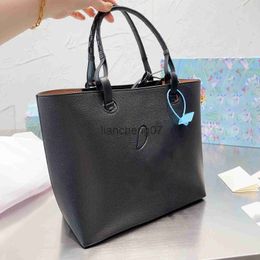 Evening Bags Black tote Bag Leather waterproof large capacity shopping bags fashion designer shoulder bag womens purse cross body handbag shoppingbag Commuting wo