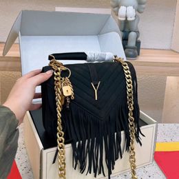 2024 Tassel Shoulder Bags Designer Bag Woman Handbag Crossbody Bag Luxurys Handbags Fashion Envelope Purse 5A 676