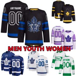 Custom Hockey Jerseys Toronto Maple Mens Leafs John Tavares 34 Auston Matthews 16 Mitch Marner 44 Morgan Rielly 52 Noel Acciari 78 T.J. Brodie Bunting Dahlstrom