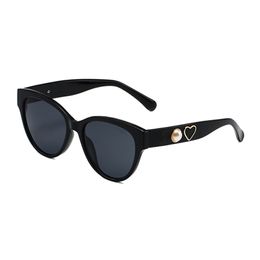 Fashion Pearl Sunglasses Luxury Designer Woman Sun Glasses Cat Eye Men Glasses Uv Protection Eyewear