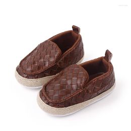 First Walkers Born Baby Boy Shoes For 1 Year Footwear PU Leather Infant Casual Toddler Soft Sole Girl Moccasins