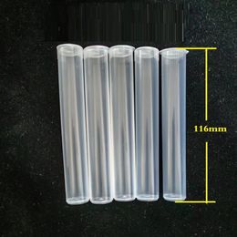 116MM Tobacco Plastic Doob Tube Stash Jar smoke Herb Container Honeypuff Cigarette Rolling Cone Paper Tube