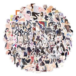 10 50 100pcs anime hentai sexy pinup bunny girl waifu decal stickers portable suitcase car truck car sticker297f