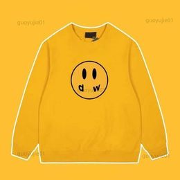 Designer Fashion Brand Draw Hoodie Spring Autumn Drawdrew Sweatshirts Leisure Man Woman Couple High Street Luxury Smiling Face Print Har 1250