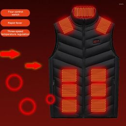 Men's Vests Durable Tear-resistant Vest Winter Usb Jacket For Men Women Windproof Electric Waistcoat Coat With 21 Heating Areas Stand