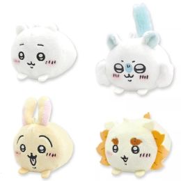 Plush Keychains Cute Chiikawa Hachiware Usagi Momonga Shisa Plush Keychain Small Pendant Kids Stuffed Toys For Children 8CM 230921