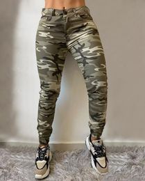 Men s Jean s Pants 2023 Fashion Street Trends Camouflage Print Pocket Design Cuffed Daily Casual High Waist Slim Fit Long 230922