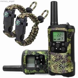 Walkie Talkie Walkie Talkies for Kids Adventure Game Camping Camo Long Range Handheld Walkie Talkies Best Birthday Gifts for 6 Year Old Kids HKD230922