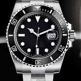 Original Watches Rolaxs Sapphire Super N Factory Watch 2813 Movement Brand 40mm Black Ceramic Bezel New 116610ln 116610lv Swimming Diving V3 Mens Watches Glass HBK7