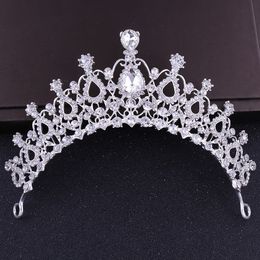 New Arrival Luxury Types Wedding Tiaras Diamond Crown Bridal Headband For Bride Hair Jewellery Party Accessories