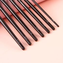 Makeup Brushes Tools 1/6/7pcs Brush Set Lying Silkworm Eyeliner Blade Eye Details Small Soft Hair Shadow Beauty Make Up Tool 230922