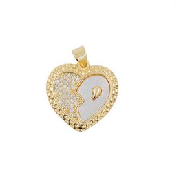 Chains Fashion Unisex Hip Hop Broken Heart Pendant Heartbreak Shape Necklace With Box Chain Jewelry