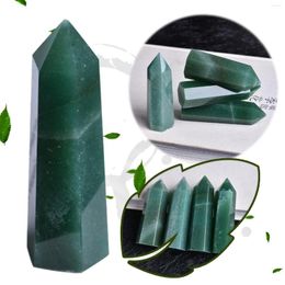 Decorative Figurines Garland Christmas Sunflower Ornament Personalised Point Hexagonal Crystal Fluorite Jade Quartz Bar Natural Home Decor