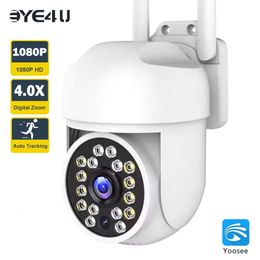 IP Cameras 1080P Wifi Outdoor HD Surveillance PTZ Cam Security Protection CCTV Auto Tracking Night Vision Two Way Audio Yoosee 230922