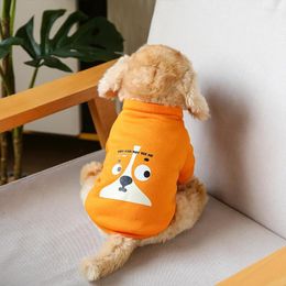 Dog Apparel Autumn Winter Dogs Shirt Cartoon Chicken Sweater Cute Personalized Pet Clothes Cat Pullover Hoodie For Small