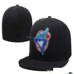 Ball Caps Fashion Blue-Jays Baseball Men Women Hip Hop Hat Bones Aba Reta Gorras Rap Fitted Hats H6-7.14 Drop Delivery Accessories S Dhdpv