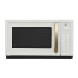 Beautiful 1.1 Cu ft 1000 Watt, Sensor Microwave Oven, White Icing by Drew Barrymore microwave ovens portable microwave oven